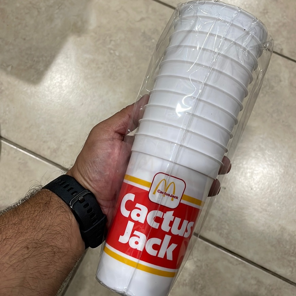 Travis Scott Cactus Jack McDonald’s Cup 10pck